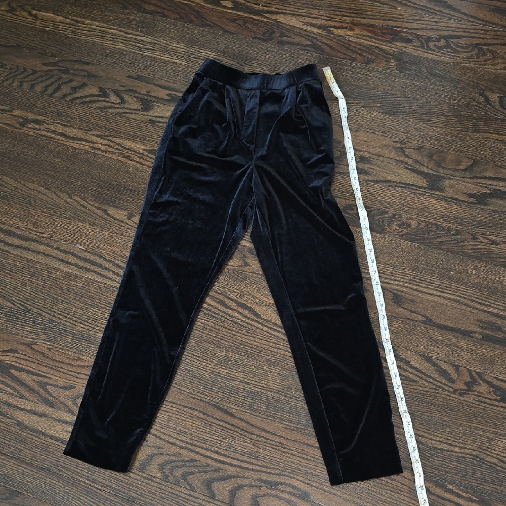 Black Velvet Pants
